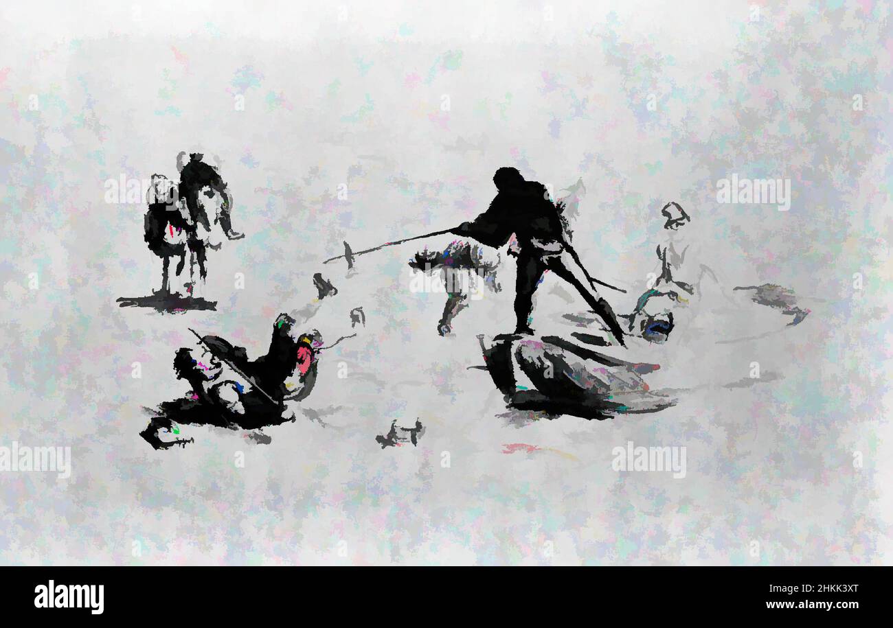 Art inspiré par l'illustration de l'Autobiography de Cellini, Max Slevogt, allemand, 1868-1932, Lhographie de lavage sur papier coulé, 1915, 4 x 6 5/16 po, 10,2 x 16 cm, oeuvres classiques modernisées par Artotop avec une touche de modernité. Formes, couleur et valeur, impact visuel accrocheur sur l'art émotions par la liberté d'œuvres d'art d'une manière contemporaine. Un message intemporel qui cherche une nouvelle direction créative. Artistes qui se tournent vers le support numérique et créent le NFT Artotop Banque D'Images