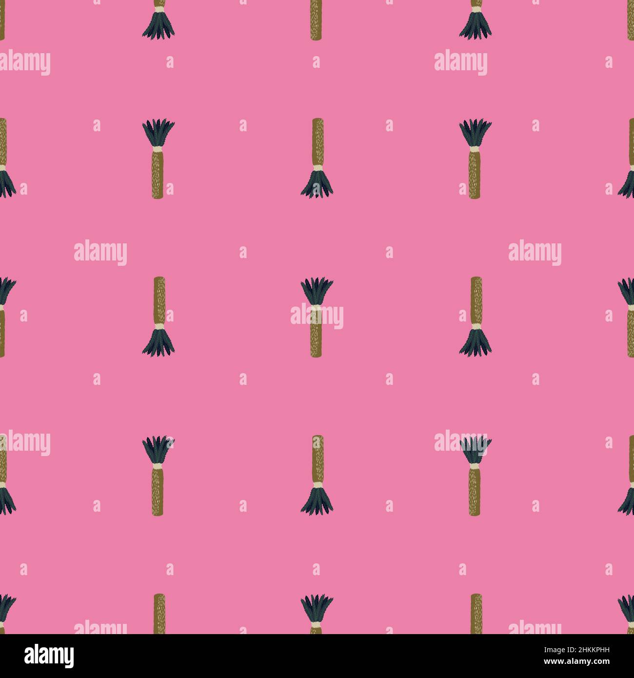 Motif palmier sans couture.Arrière-plan de la plante tropicale.Texture répétée dans le style de la caniche pour le tissu, le papier d'emballage, le papier peint, le tissu.Vecteur illus Illustration de Vecteur