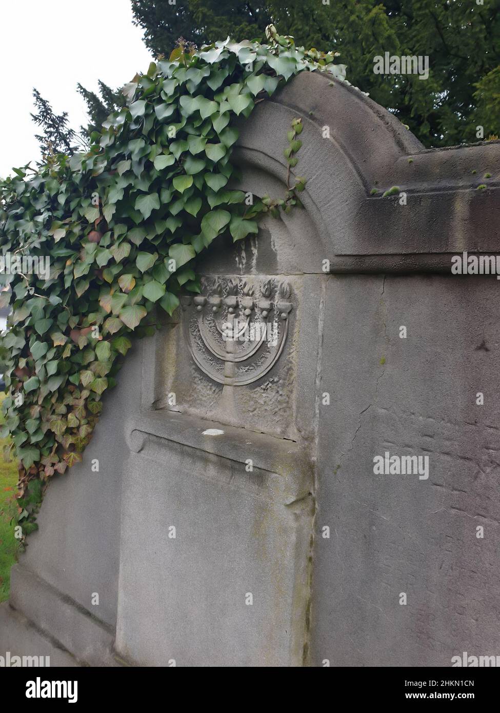 Cimetière juif en Allemagne Banque D'Images