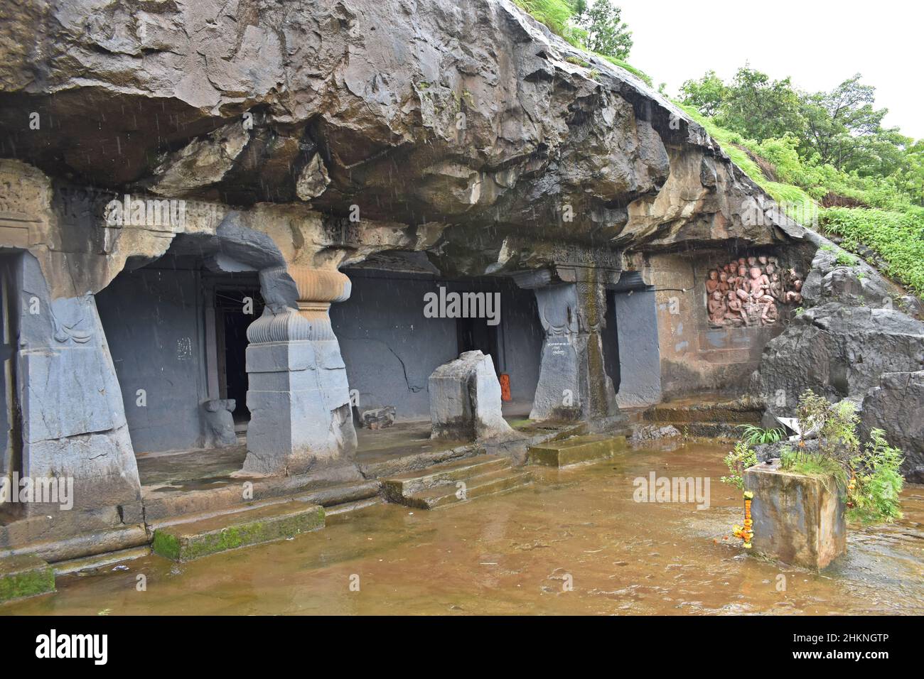 grottes lonad - grottes bhiwandi maharashtra Banque D'Images