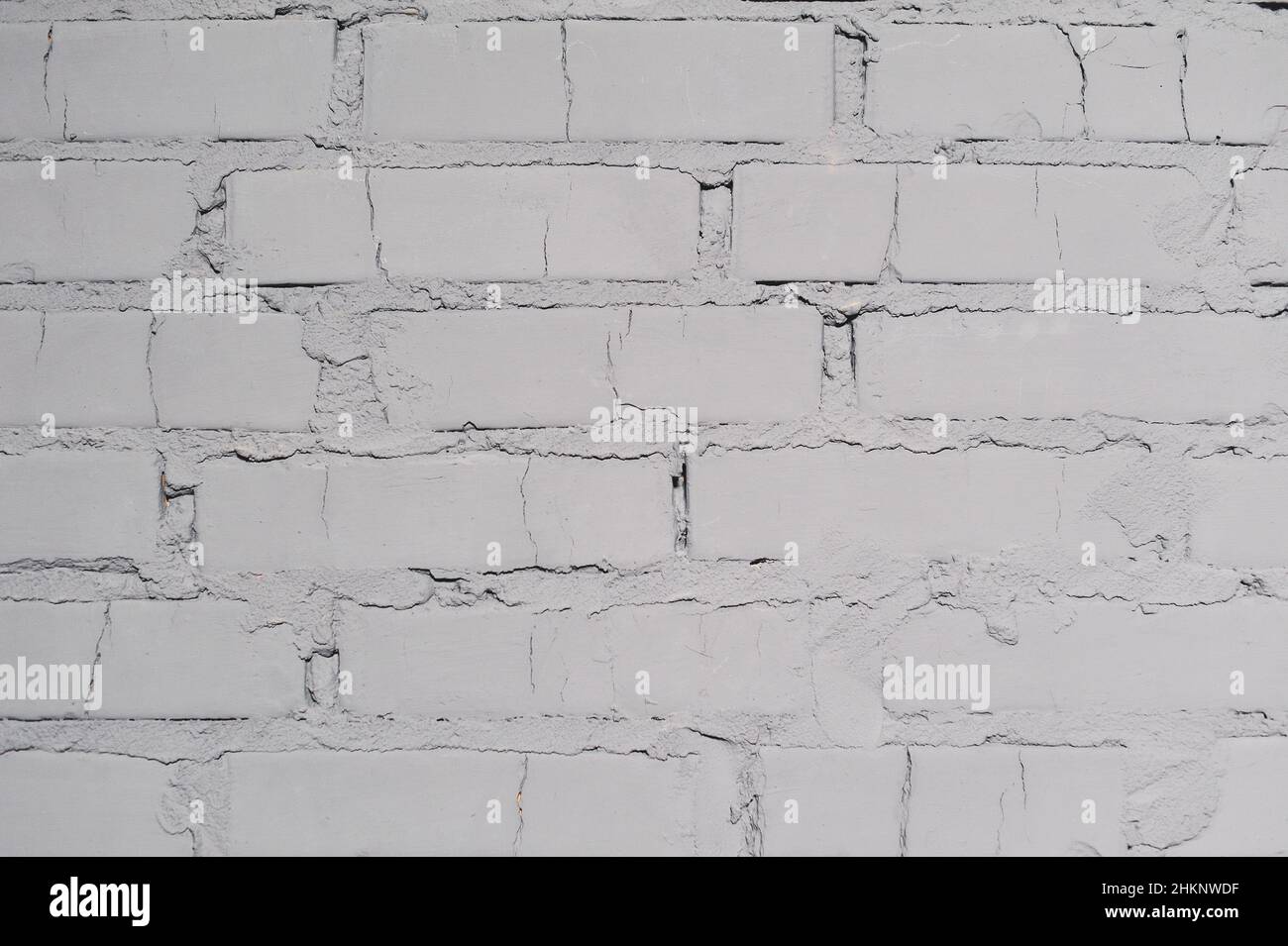 Mur de briques moderne blanc texture background avec place pour votre texte. Image dans la tonalité gris clair Banque D'Images
