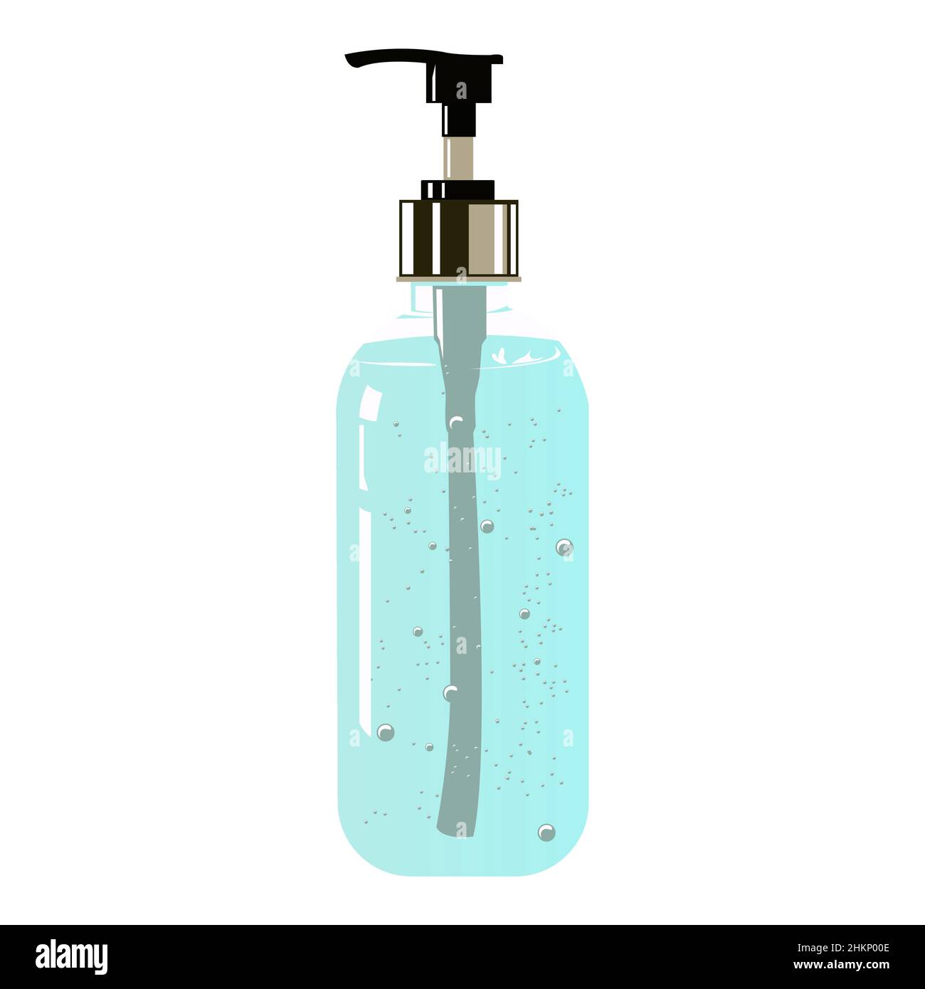 clip art de gel d'alcool avec dessin animé, illustration vectorielle Illustration de Vecteur