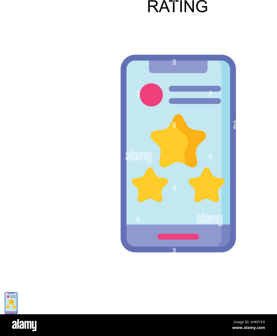 Icône de vecteur simple d'évaluation.Modèle de conception de symbole d'illustration pour élément d'interface utilisateur Web mobile. Illustration de Vecteur Icône de vecteur simple d'évaluation.Modèle de conception de symbole d'illustration pour élément d'interface utilisateur Web mobile. Illustration de Vecteur