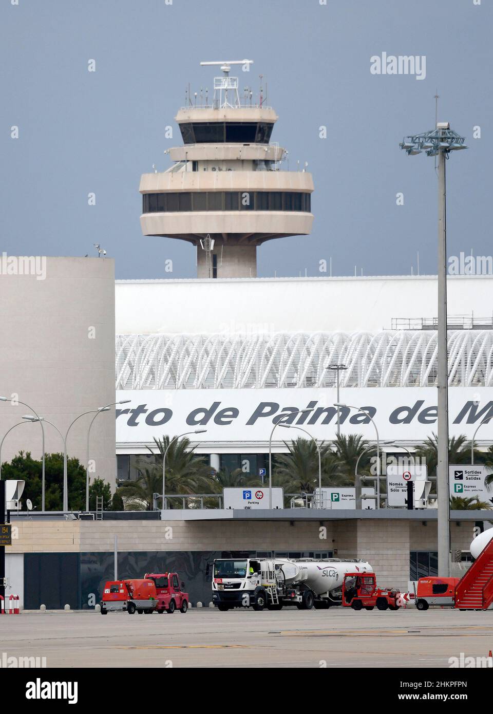 Majorque, Espagne. 05th févr. 2022. Images de l'aéroport de Palma de Majorque. Banque D'Images