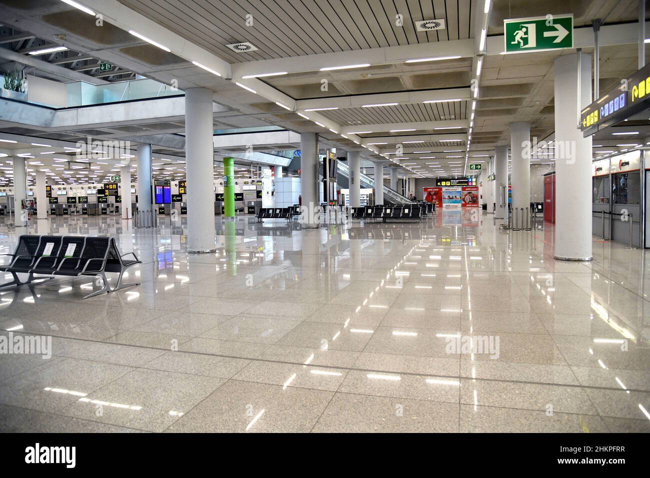 Majorque, Espagne. 05th févr. 2022. Images de l'aéroport de Palma de Majorque. Banque D'Images