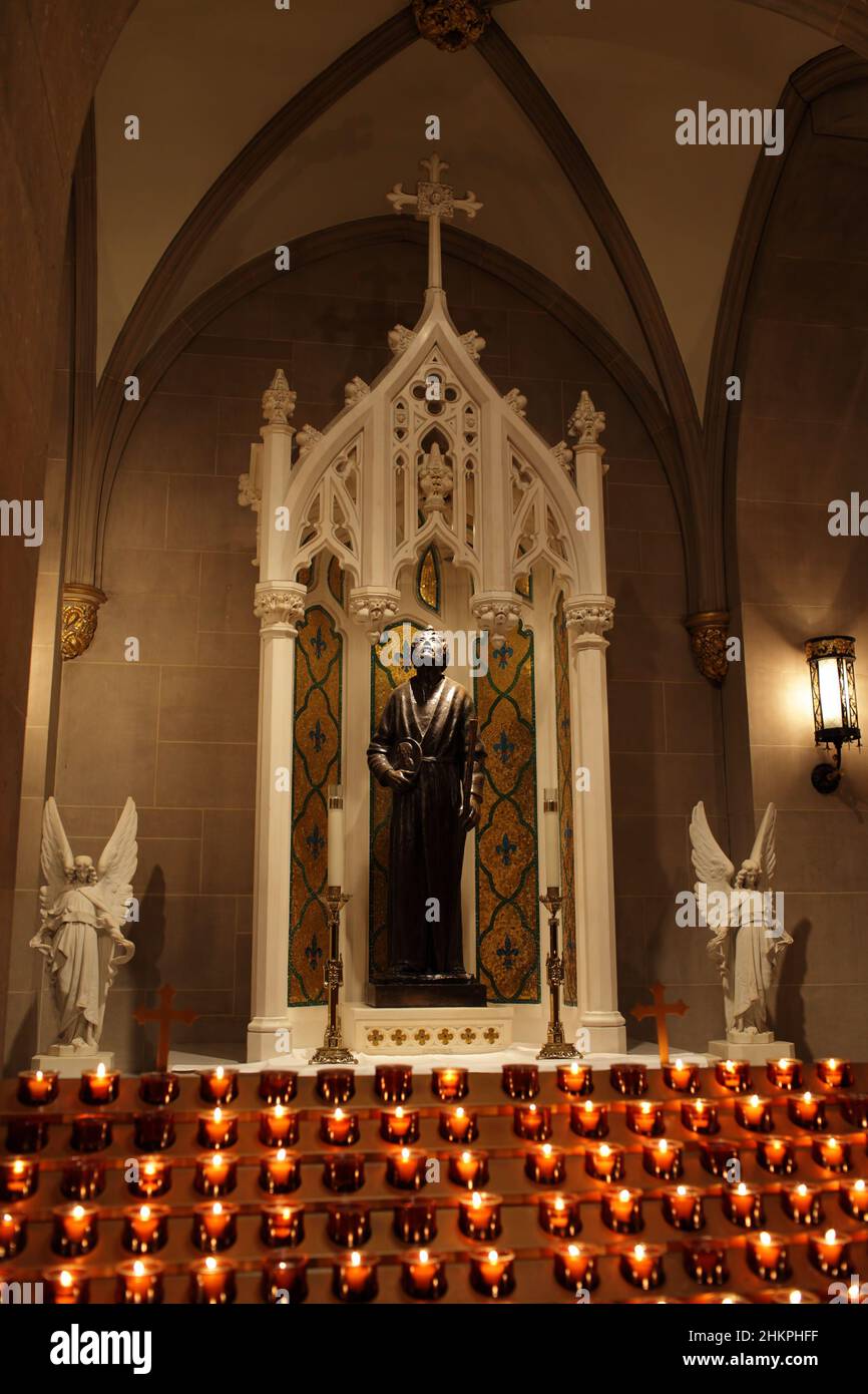 Saint Jude's dans la cathédrale Saint-Patrick, Manhattan, New York Banque D'Images