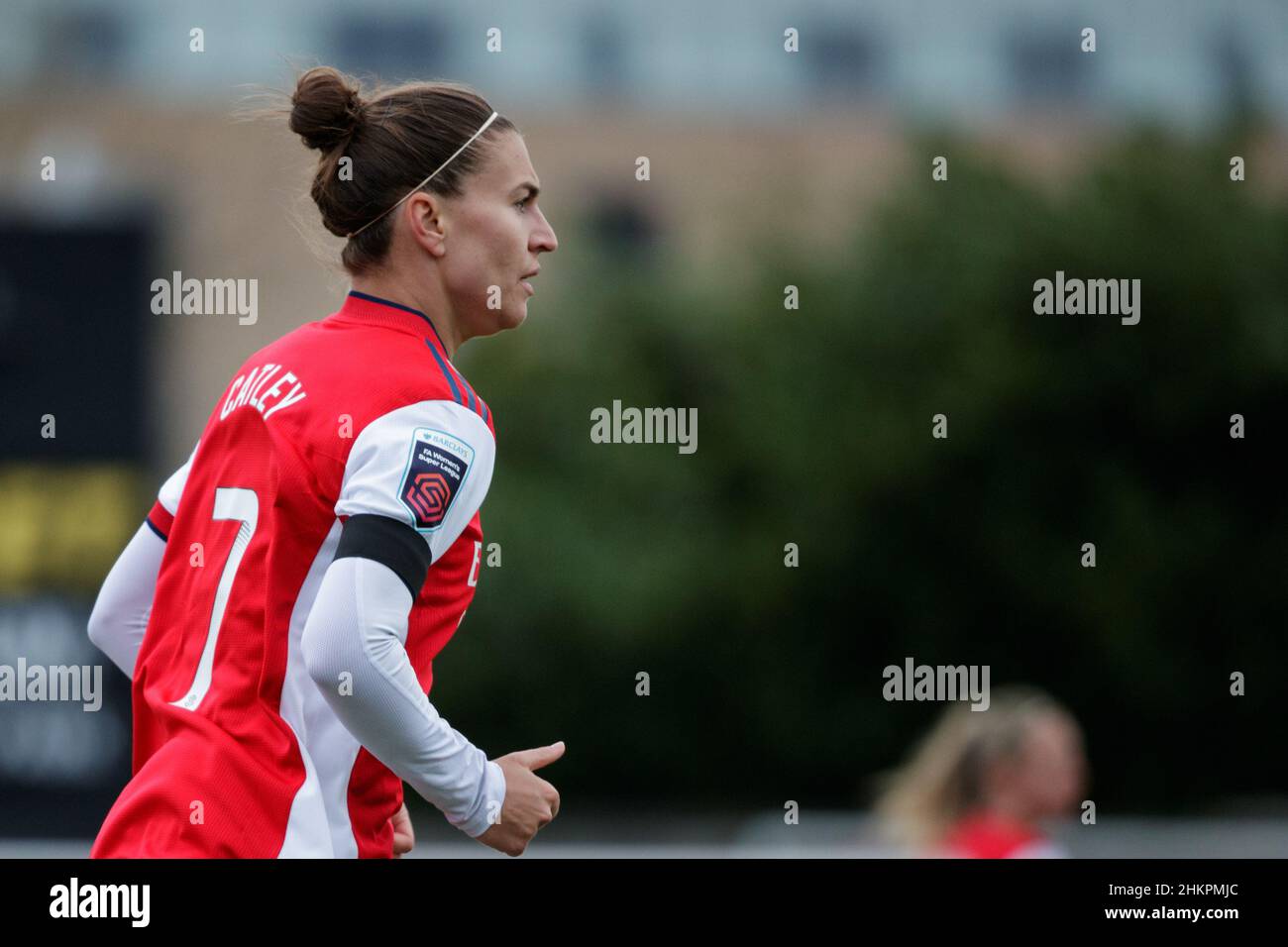 Londres, Royaume-Uni.05th févr. 2022.Stephanie Catley (7 Arsenal) au match de la Barclays FA Womens Super League entre Arsenal et Manchester United à Meadow Park à Londres, en Angleterre.Liam Asman/SPP crédit: SPP Sport presse photo./Alamy Live News Banque D'Images