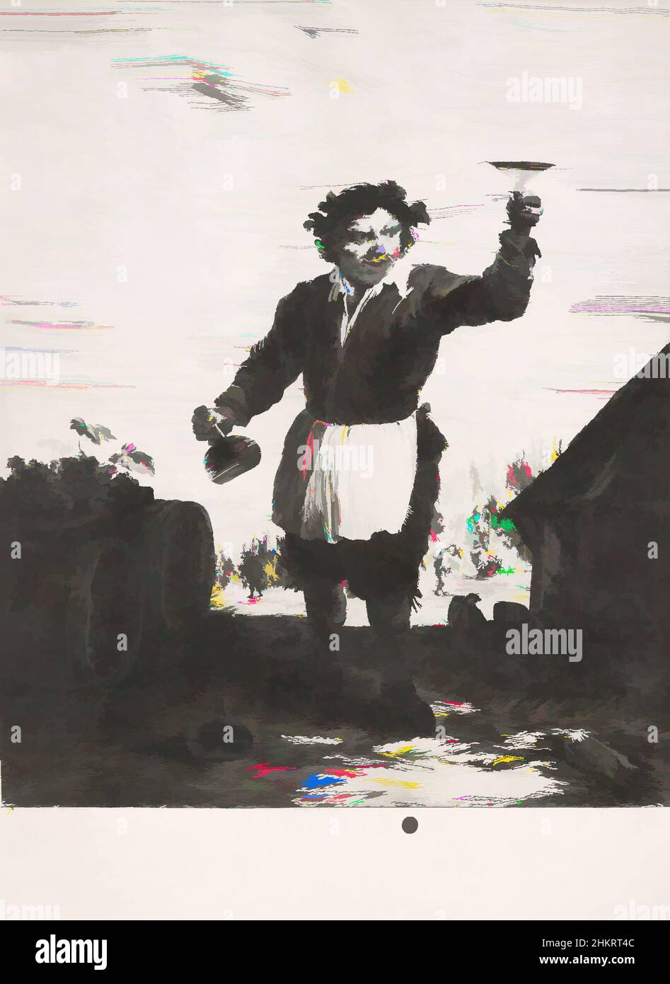 Art inspiré par le Vigneron (vigneron), Jean-Charles Levasseur, graveur, 1749-1797, France, Gravure, cette gravure est d'après une peinture de l'artiste flamand David Teniers le plus jeune (1610-90), puis dans l'impressionnante collection de Gilbert-Antoine Ligier de la, oeuvres classiques modernisées par Artotop avec un peu de modernité. Formes, couleur et valeur, impact visuel accrocheur sur l'art émotions par la liberté d'œuvres d'art d'une manière contemporaine. Un message intemporel qui cherche une nouvelle direction créative. Artistes qui se tournent vers le support numérique et créent le NFT Artotop Banque D'Images