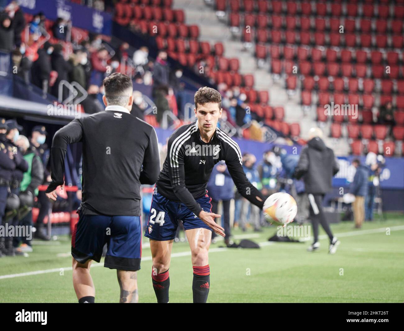 Pampelune, Espagne.05th févr. 2022.5th février 2022 ; stade El Sadar ; Pampelune ; Navarre ; Espagne ;Primera Division; LaLiga Santander 2021 - 2022; Osasuna vs Sevilla; Lucas Torro (Osasuna) 900/Cormon Press Credit: CORMON PRESS/Alay Live News Banque D'Images