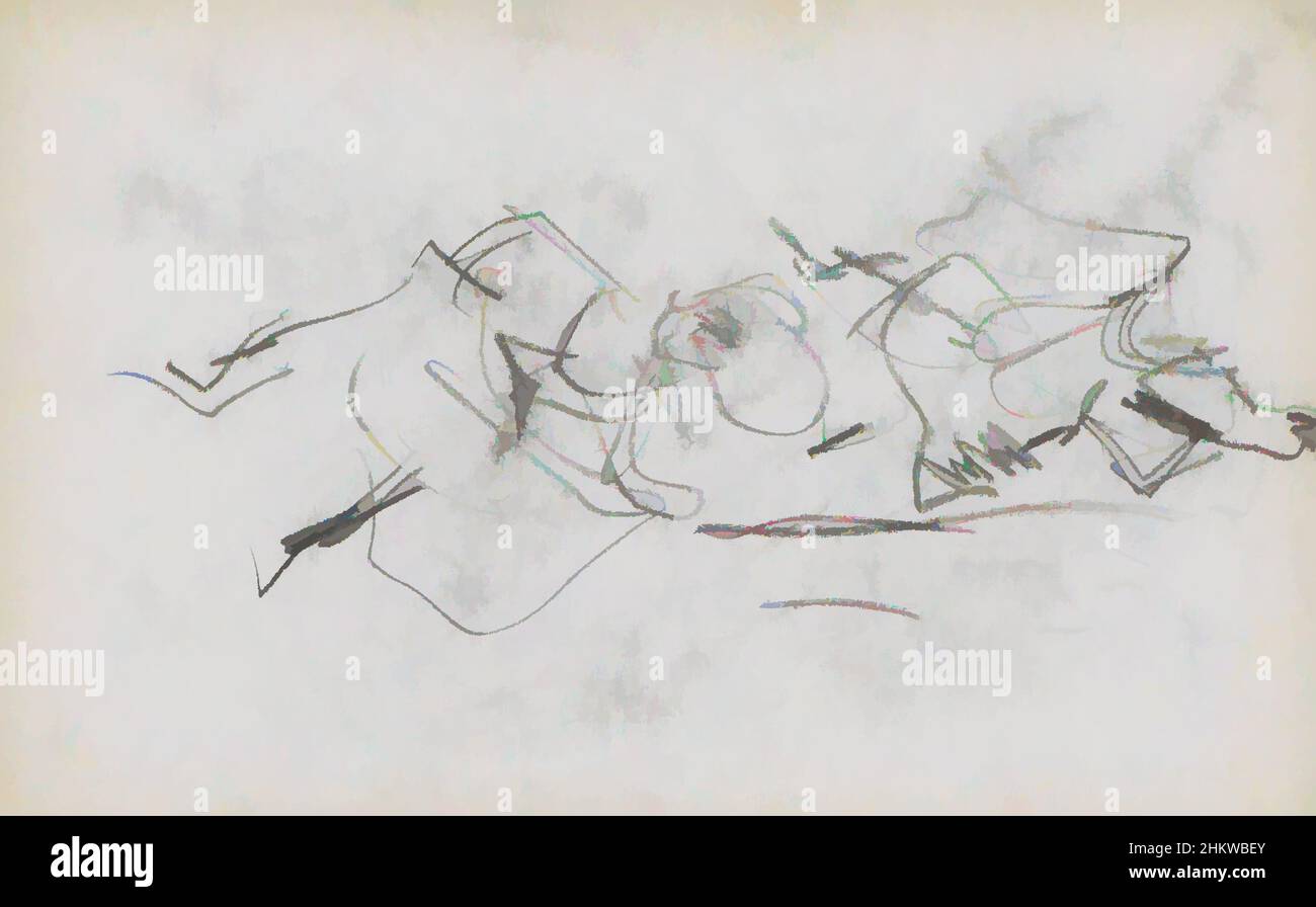 L'art inspiré par les femmes lève leur jupe. On peut supposer qu'ils dansent le cancan. Danseurs au Moulin Rouge, œuvres classiques modernisées par Artotop avec une touche de modernité. Formes, couleur et valeur, impact visuel accrocheur sur l'art émotions par la liberté d'œuvres d'art d'une manière contemporaine. Un message intemporel qui cherche une nouvelle direction créative. Artistes qui se tournent vers le support numérique et créent le NFT Artotop Banque D'Images