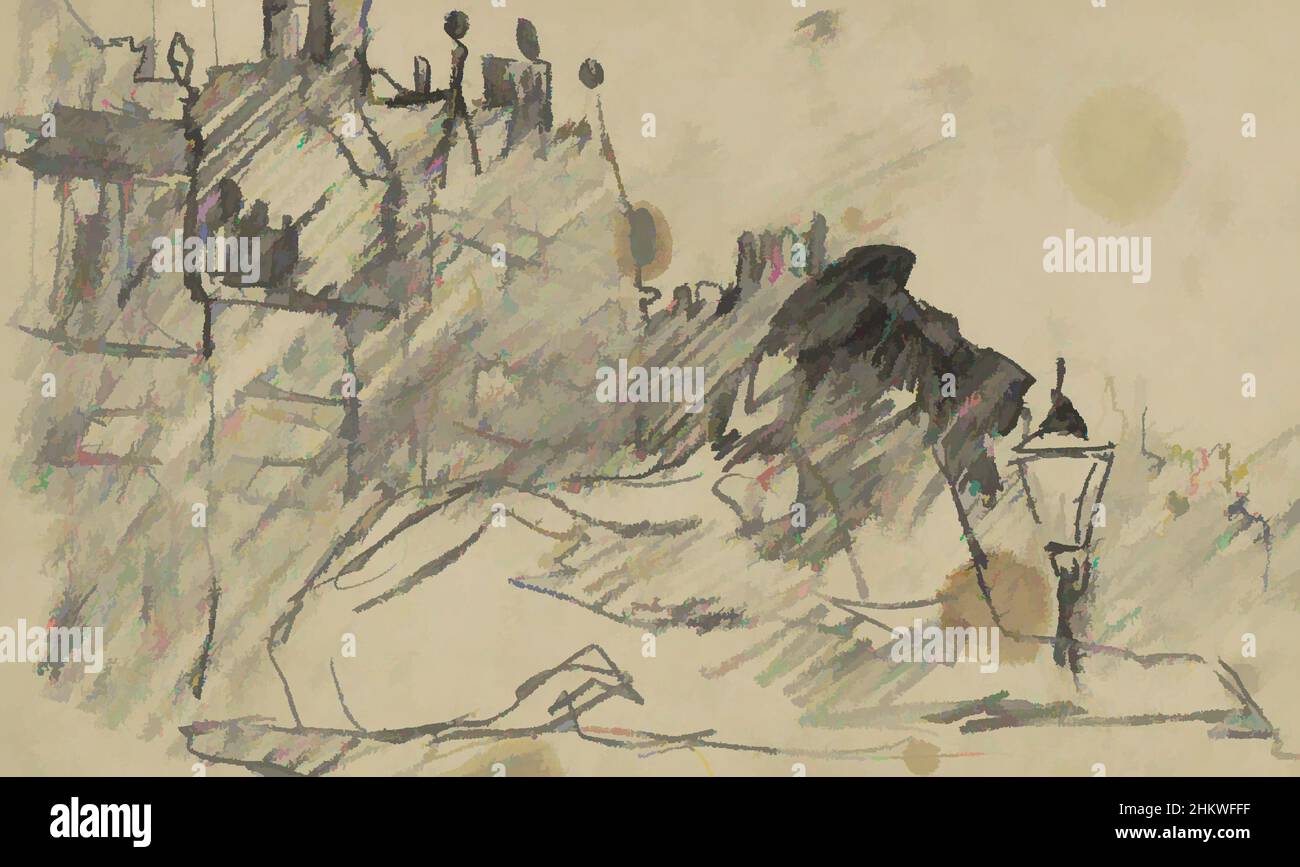 Art inspiré par devant l'un des lions au pied de la colonne de Nelson. Vue sur Trafalgar Square, Londres Londres, œuvres classiques modernisées par Artotop avec une touche de modernité. Formes, couleur et valeur, impact visuel accrocheur sur l'art émotions par la liberté d'œuvres d'art d'une manière contemporaine. Un message intemporel qui cherche une nouvelle direction créative. Artistes qui se tournent vers le support numérique et créent le NFT Artotop Banque D'Images