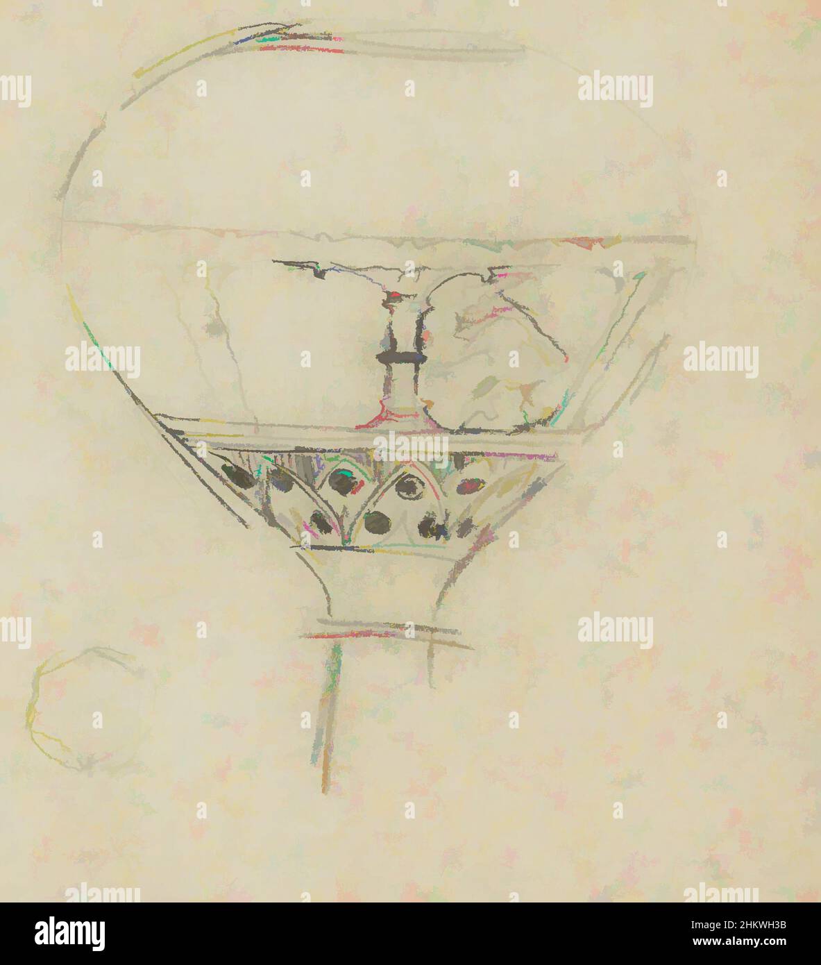 Art inspiré par vase et dessins pour un monogramme, les œuvres classiques modernisées par Artotop avec une touche de modernité. Formes, couleur et valeur, impact visuel accrocheur sur l'art émotions par la liberté d'œuvres d'art d'une manière contemporaine. Un message intemporel qui cherche une nouvelle direction créative. Artistes qui se tournent vers le support numérique et créent le NFT Artotop Banque D'Images