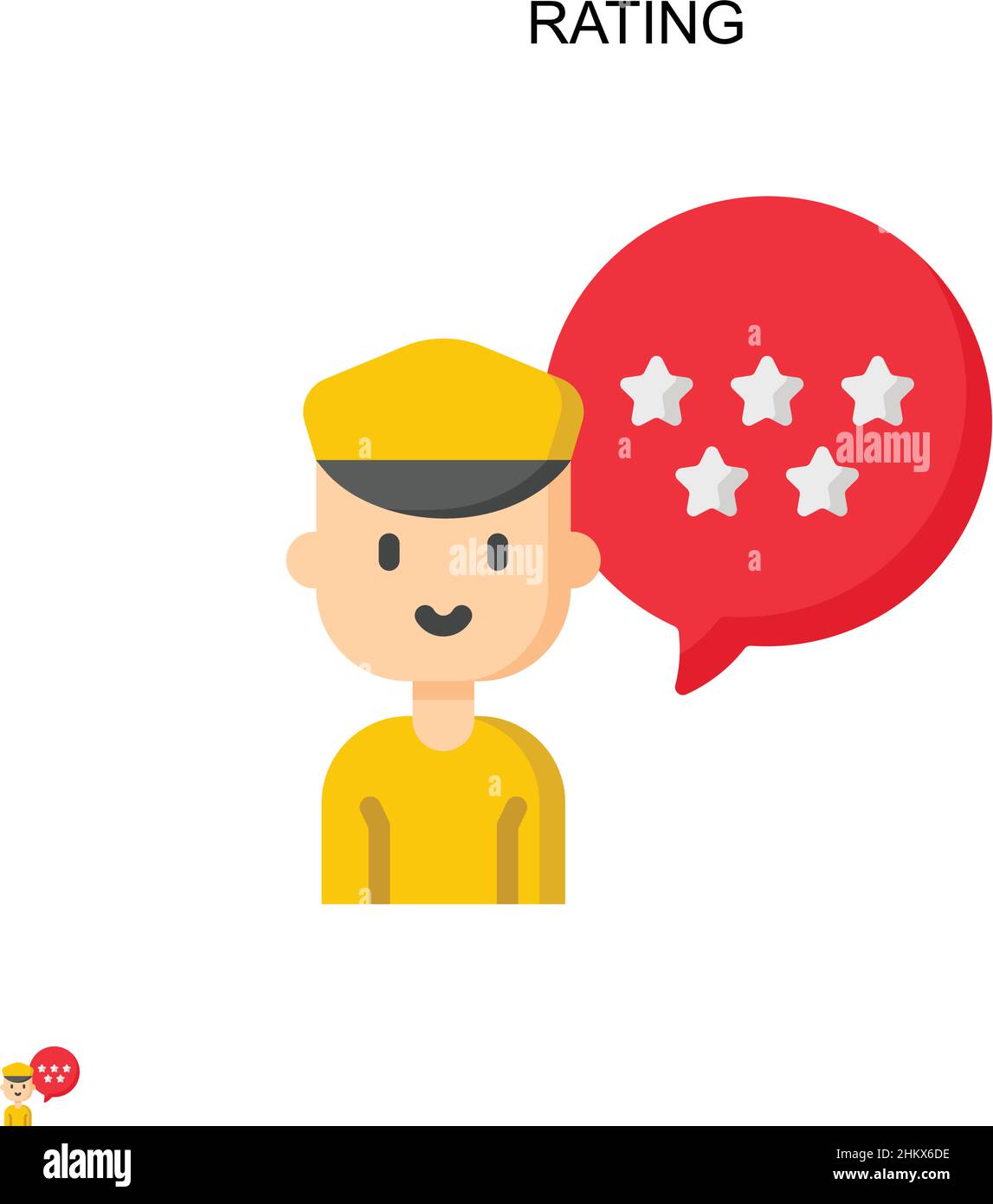 Icône de vecteur simple d'évaluation.Modèle de conception de symbole d'illustration pour élément d'interface utilisateur Web mobile. Illustration de Vecteur Icône de vecteur simple d'évaluation.Modèle de conception de symbole d'illustration pour élément d'interface utilisateur Web mobile. Illustration de Vecteur