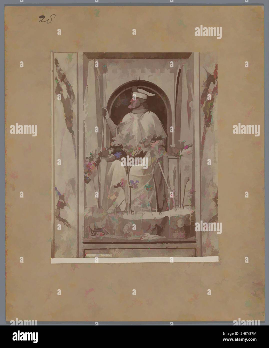 Art inspiré par la photoréproduction d'une fresque de Giotto, représentant l'injustice, PADOVA - Cappella degli Scrovegni all'Arena. Je Vizi. L'Ingiustizia., Alinari, Giotto de Bondone, Scrovegnikapel, c. 1875 - c. 1900, carton, imprimé albumine, hauteur 250 mm × largeur 198 mm, oeuvres classiques modernisées par Artotop avec une touche de modernité. Formes, couleur et valeur, impact visuel accrocheur sur l'art émotions par la liberté d'œuvres d'art d'une manière contemporaine. Un message intemporel qui cherche une nouvelle direction créative. Artistes qui se tournent vers le support numérique et créent le NFT Artotop Banque D'Images