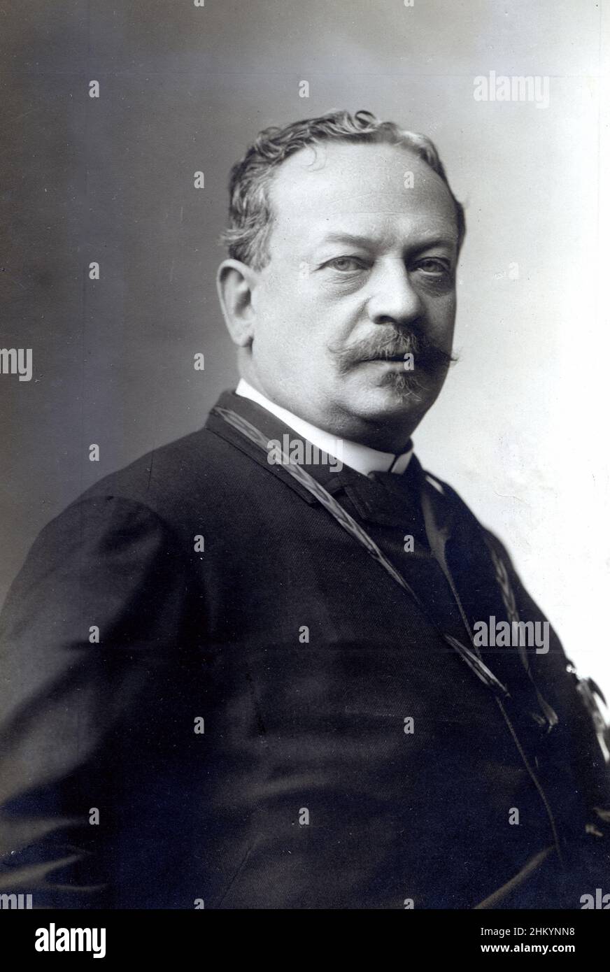 Portrait de Wilfrid-constant Beauquesne 1840- 1913 peintre francais. Banque D'Images