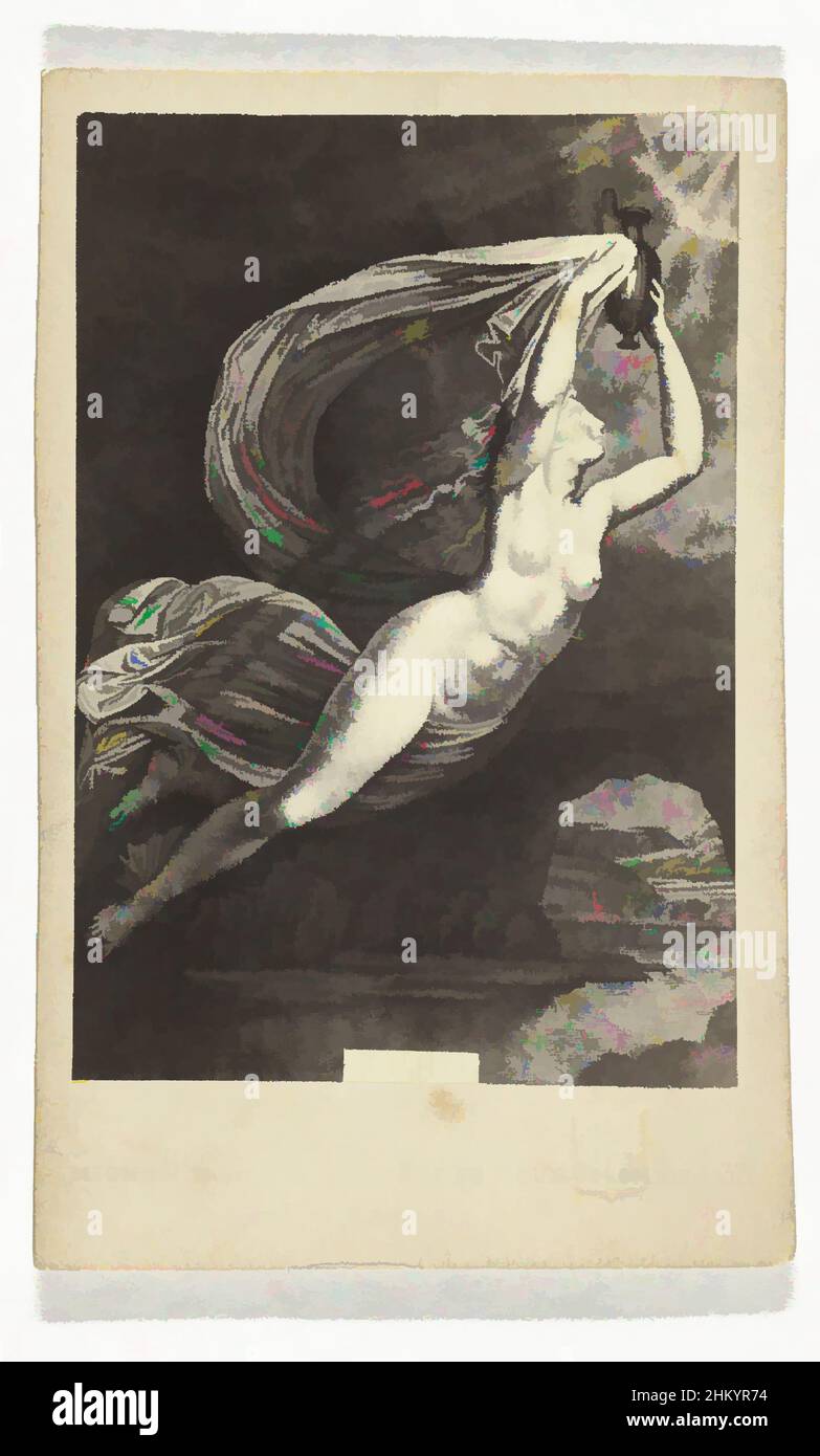 Art inspiré par la photoréproduction d'une gravure d'Echo, Mignon, 1850 - 1900, support photographique, carton, Imprimé albumine, hauteur 80 mm × largeur 55 mm hauteur 99 mm × largeur 62 mm, oeuvres classiques modernisées par Artotop avec une touche de modernité. Formes, couleur et valeur, impact visuel accrocheur sur l'art émotions par la liberté d'œuvres d'art d'une manière contemporaine. Un message intemporel qui cherche une nouvelle direction créative. Artistes qui se tournent vers le support numérique et créent le NFT Artotop Banque D'Images