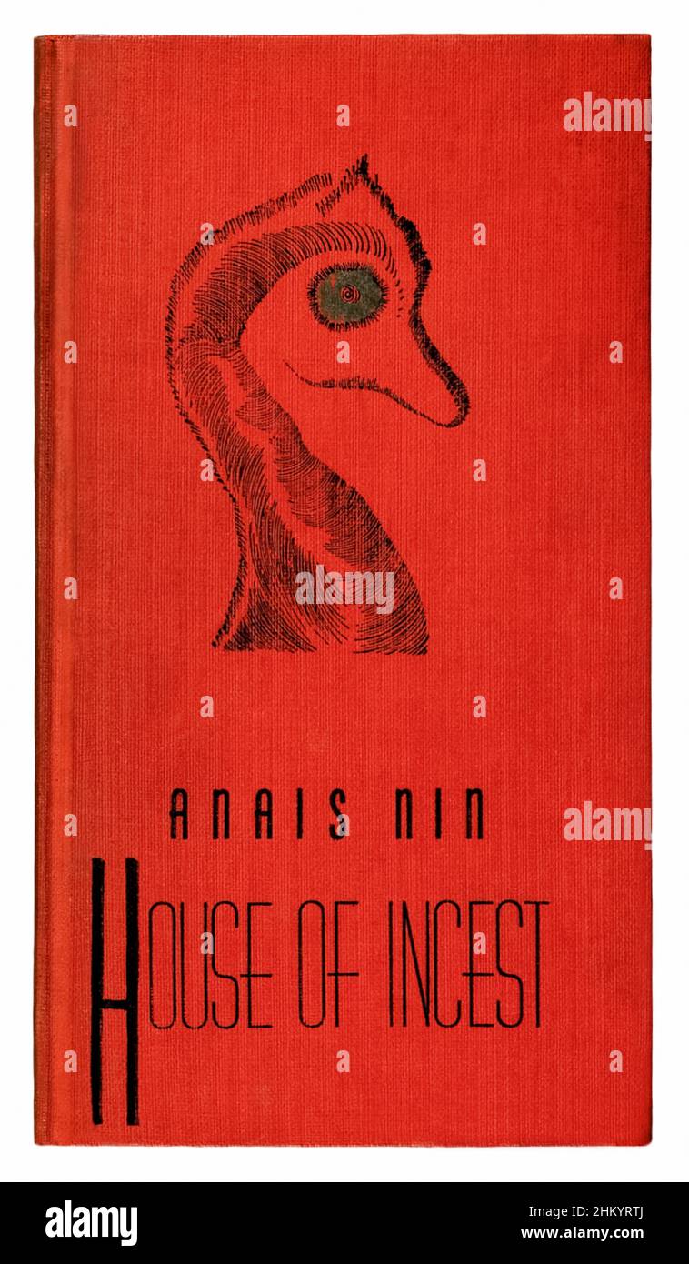House of Inceste par Anaïs Nin (1903-1977) première édition des États-Unis publiée par Gemor Press en 1947.Crédit: Collection privée / AF Fotografie Banque D'Images
