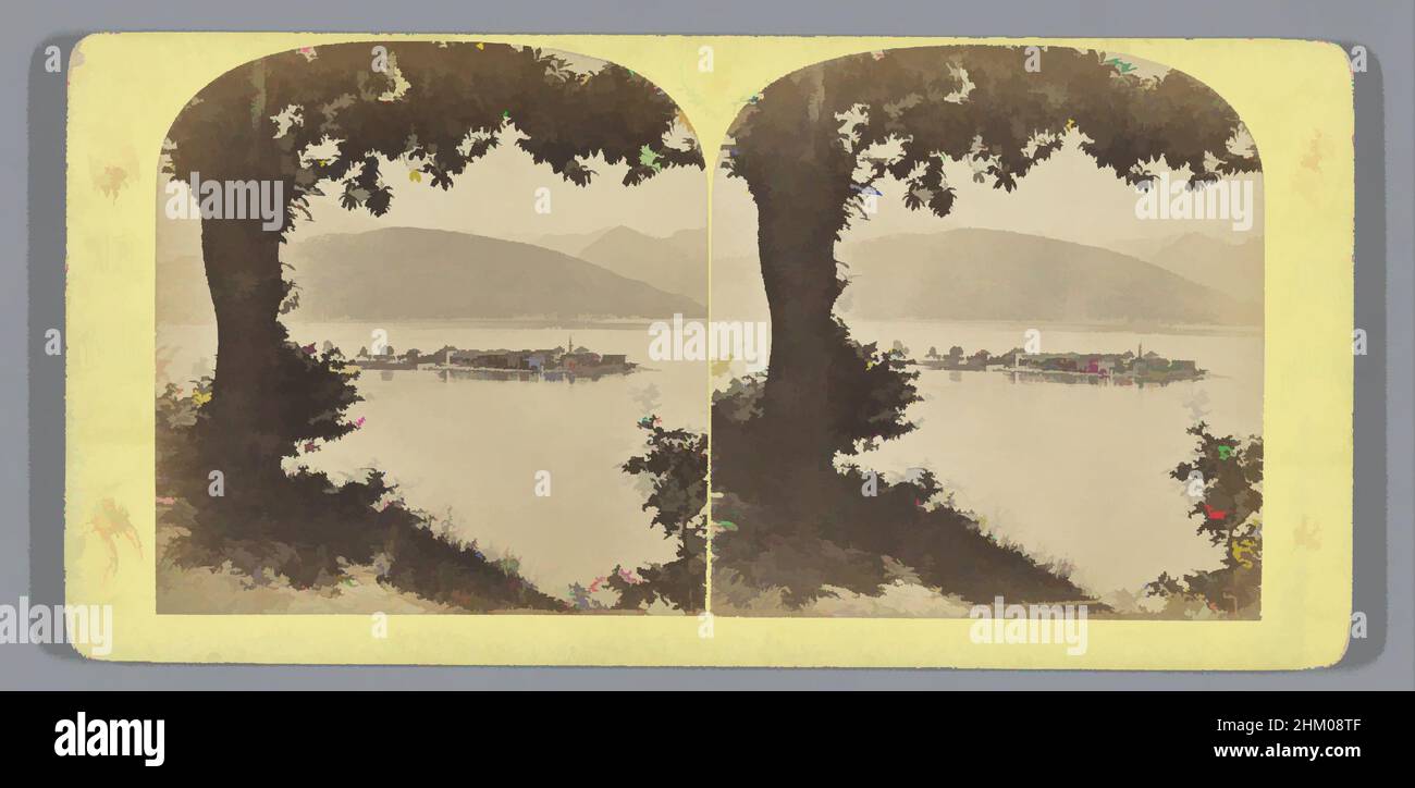 Art inspiré par la vue sur le lac majeur et Isola dei Pescatori de Campino, Lac majeur et Ile des pêcheurs, (depuis Campino), Alpi Italiane, Alpes Italiennes, Ernest Eléonor Pierre Lamy, Isola dei Pescatori (Lago Maggiore), 1861 - 1878, carton, papier, albumine, Hauteur 88 mm, œuvres classiques modernisées par Artotop avec une touche de modernité. Formes, couleur et valeur, impact visuel accrocheur sur l'art émotions par la liberté d'œuvres d'art d'une manière contemporaine. Un message intemporel qui cherche une nouvelle direction créative. Artistes qui se tournent vers le support numérique et créent le NFT Artotop Banque D'Images