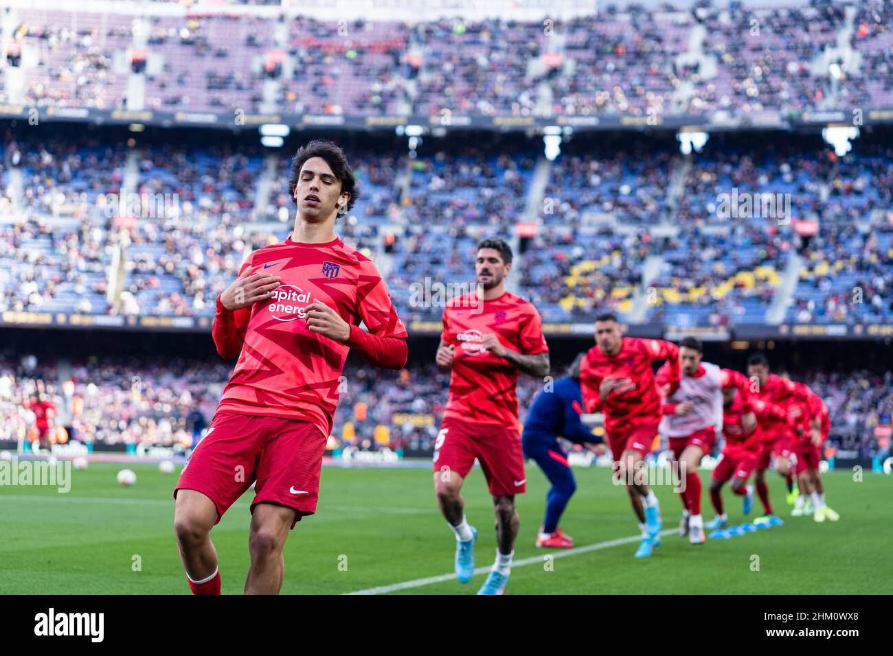 Barcelone, Espagne.6th févr. 2022.Espagnol la Liga : FC Barcelone / Atlético de Madrid.Crédit : Joan Gosa/Alay Live News Banque D'Images