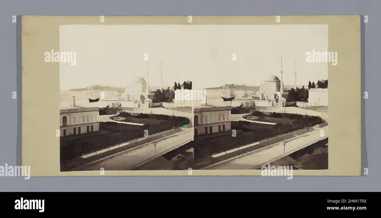 Art inspiré par Dolmabahçemosque à Besiktas, Constantinople, Sainte-Sophie, vue pry de la place de l'at-Meitan, à Constantinople, malgré le titre original, ce n'est pas une photographie de l'Aya Sophia, mais de la plus petite Dolmabahçemosque., Johann Heinrigs, Constantinopel, Cologne, une œuvre modernisée par Artototop. Formes, couleur et valeur, impact visuel accrocheur sur l'art émotions par la liberté d'œuvres d'art d'une manière contemporaine. Un message intemporel qui cherche une nouvelle direction créative. Artistes qui se tournent vers le support numérique et créent le NFT Artotop Banque D'Images