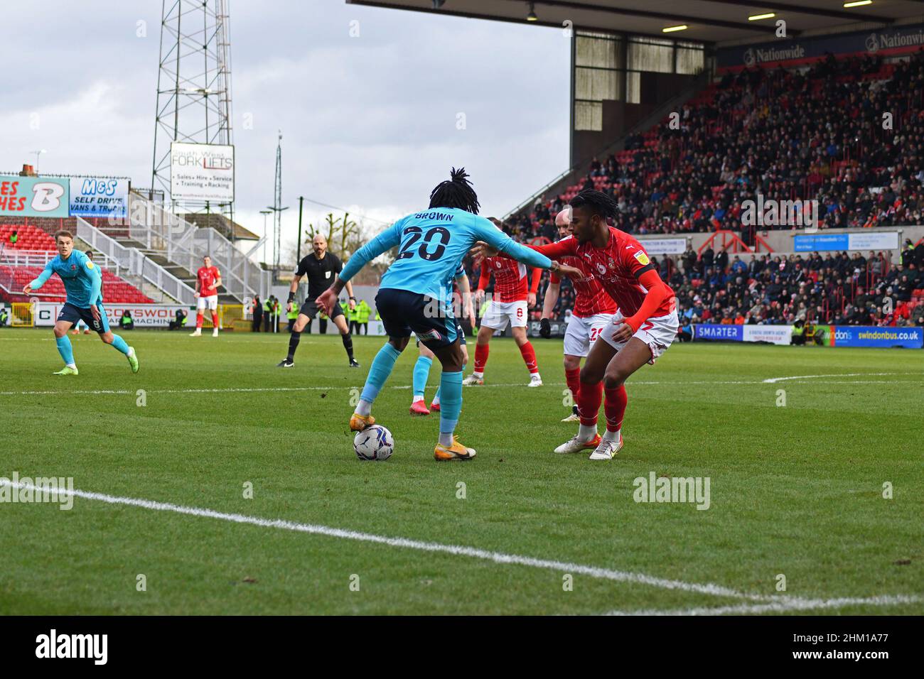 Swindon Town / Exeter City, EFL Sky Bet League 2 Banque D'Images
