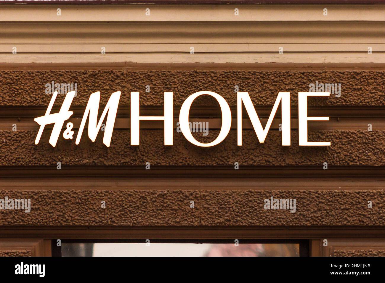 HM h et m Home logo signe marque shopping de luxe Photo Stock - Alamy