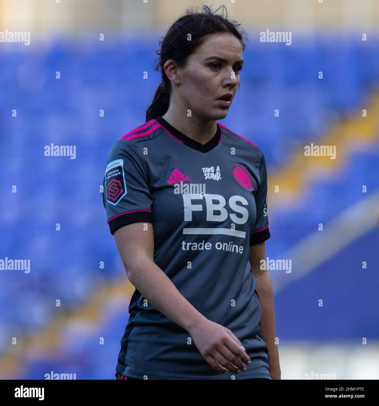 Birmingham, Royaume-Uni.6th févr. 2022.Shannon O'Brien (27 Leicester City) dans le match WSL entre Birmingham City et Leicester City à St. Andrews.Gareth Evans/SPP crédit: SPP Sport presse photo./Alamy Live News Banque D'Images