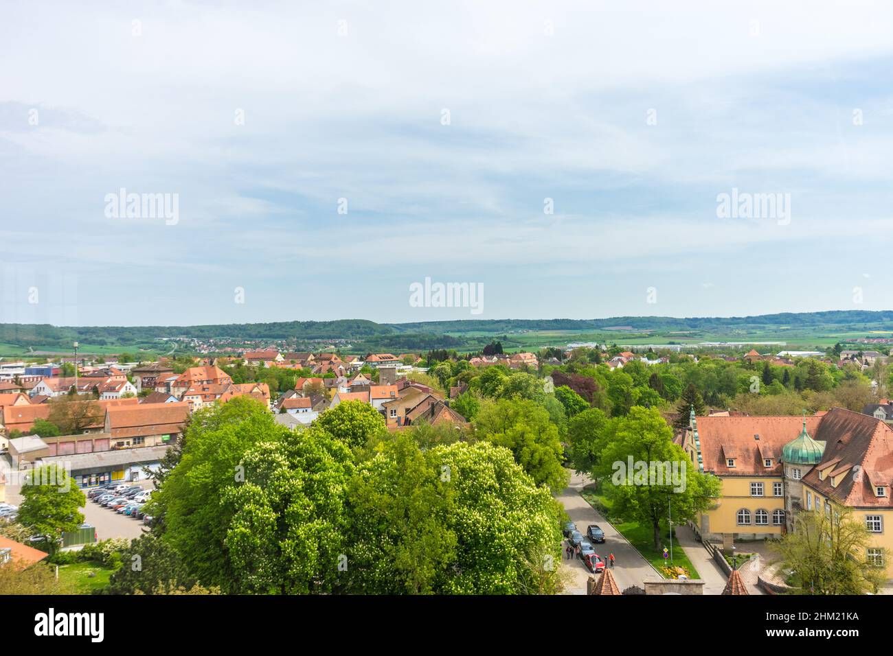 Photo des colonies de Rothenburg ob der Tauber, une ville allemande connue pour son architecture médiévale Banque D'Images