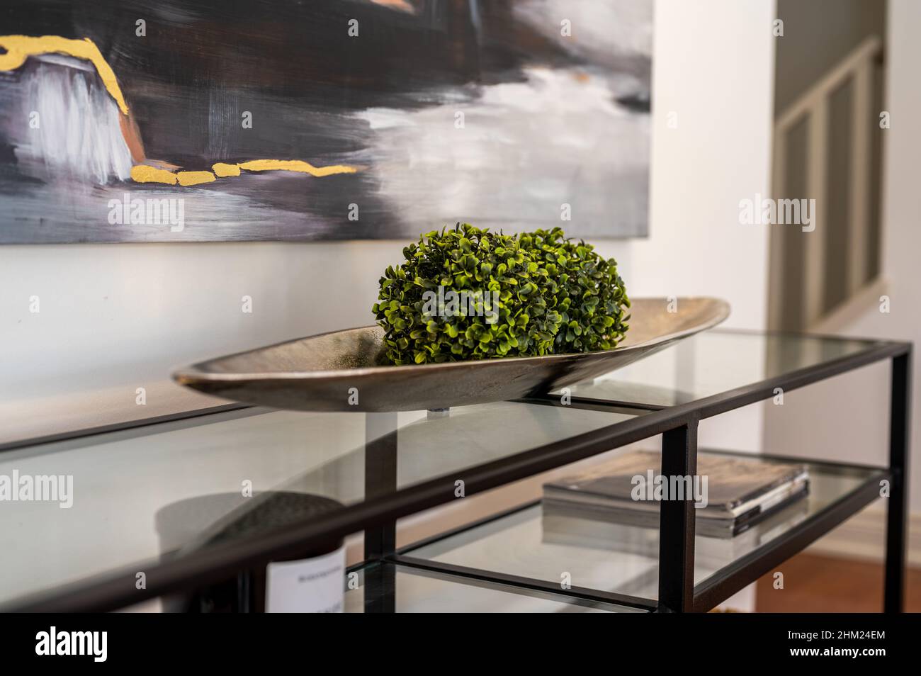 Décoration de maison fleurs et vases Banque D'Images