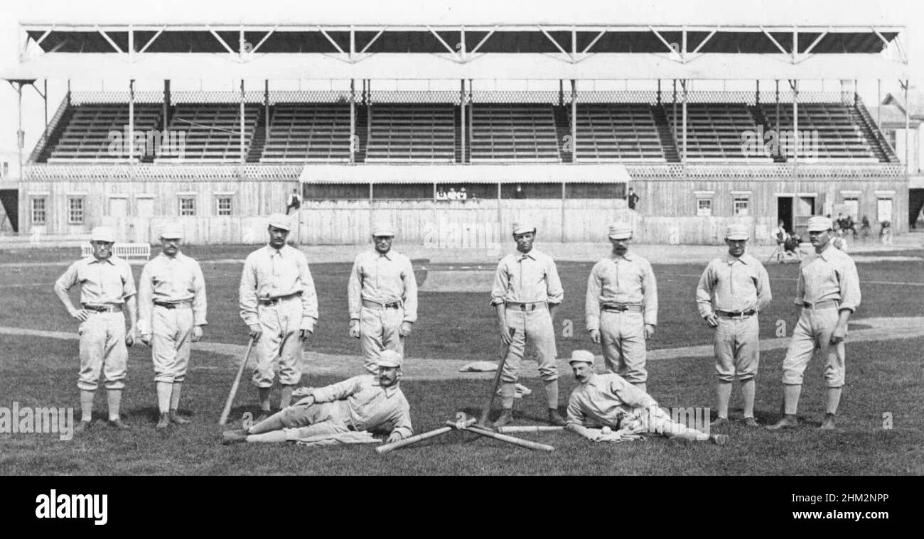 Providence Grays, championne de la Ligue nationale 1879 Banque D'Images