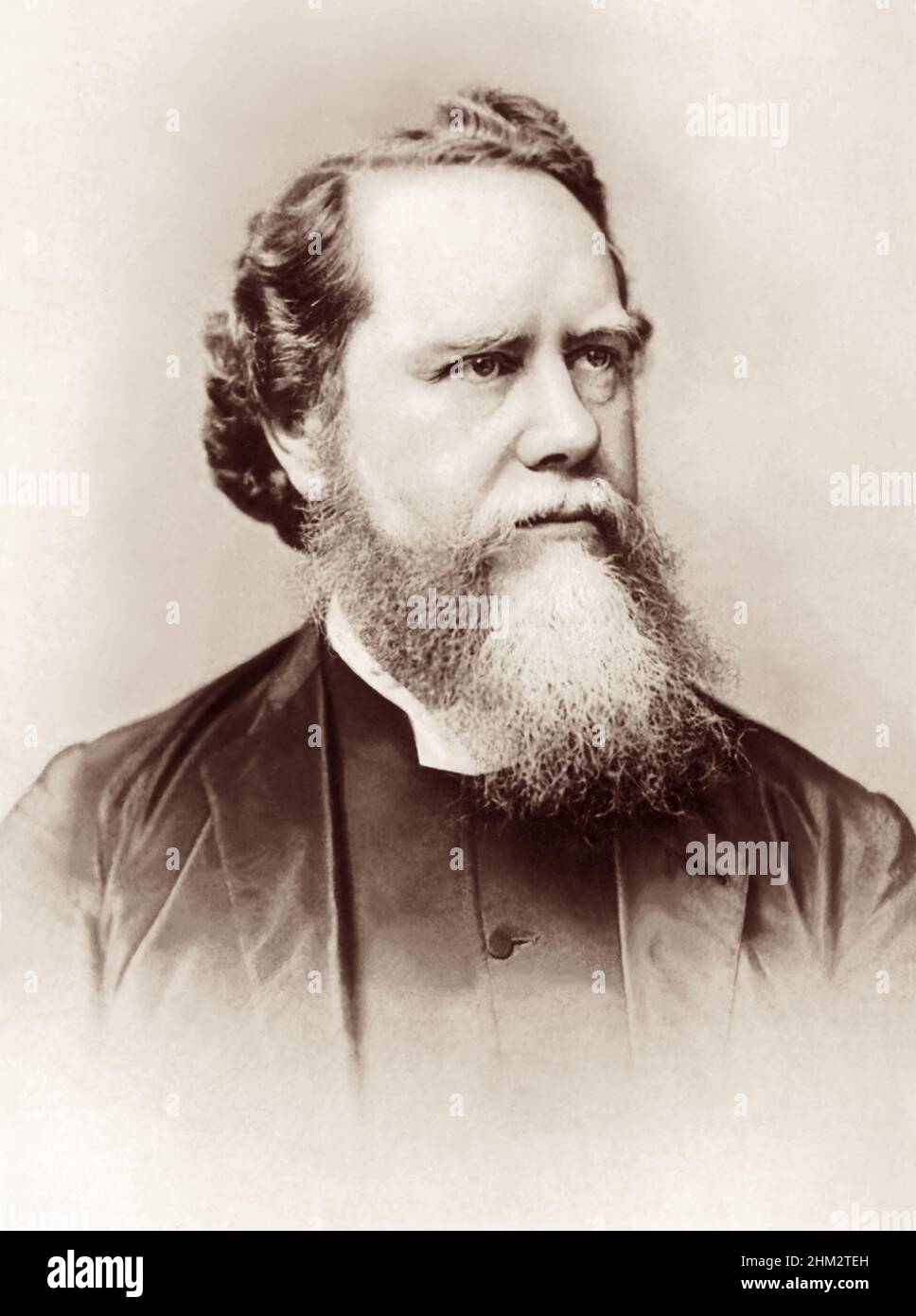 James Hudson Taylor (1832-1905), missionnaire chrétien protestant britannique en Chine et fondateur (en 1865) de la Chine Inland Mission. Photo c1885. Banque D'Images