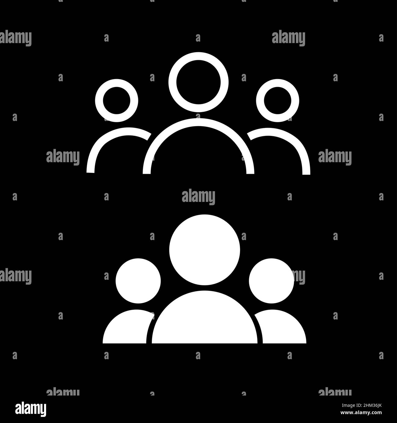 Icône vectorielle abstraite sur blanc, illustrations isolées pour la conception graphique et Web.Symbole plat simple.Illustration parfaite d'un pictogramme noir sur un blanc Illustration de Vecteur