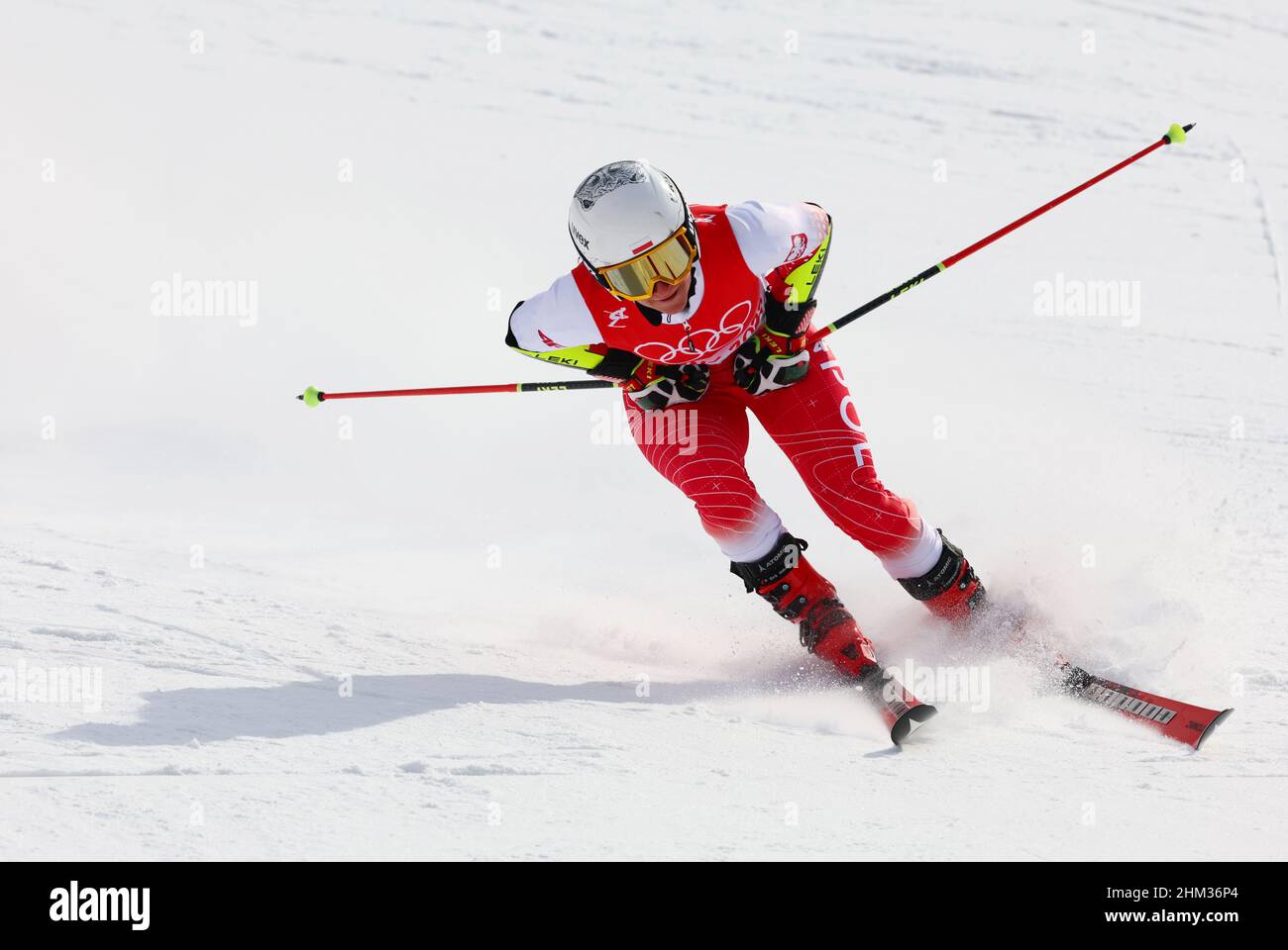 2022 Jeux Olympiques de Beijing - ski alpin - course de slalom géant pour  femmes 2 - Centre national de ski alpin, quartier de Yanqing, Beijing,  Chine - 7 février 2022.Maryna Gasienica-Daniel