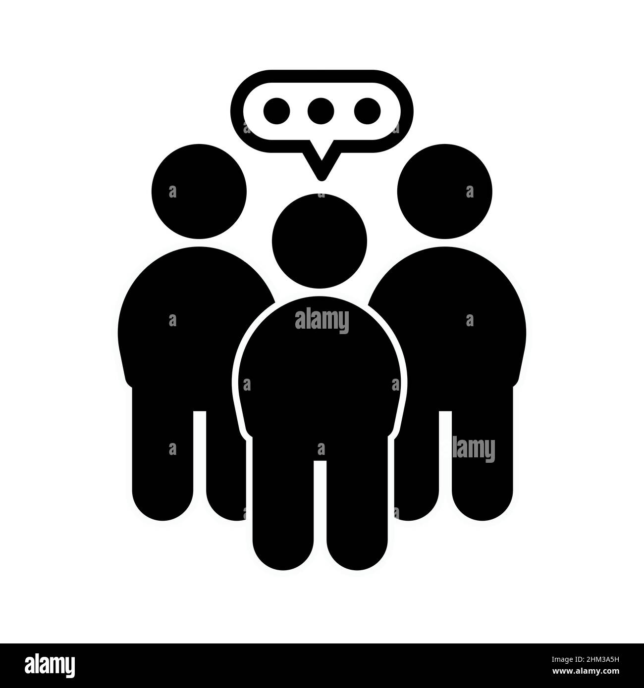 Icône vectorielle abstraite sur le blanc, Illustration isolée pour la conception graphique et web.Symbole plat simple. Illustration de Vecteur