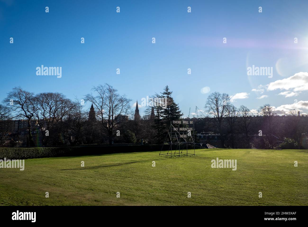 Sculpture à la Scottish Gallery of Modern Art, Édimbourg Banque D'Images
