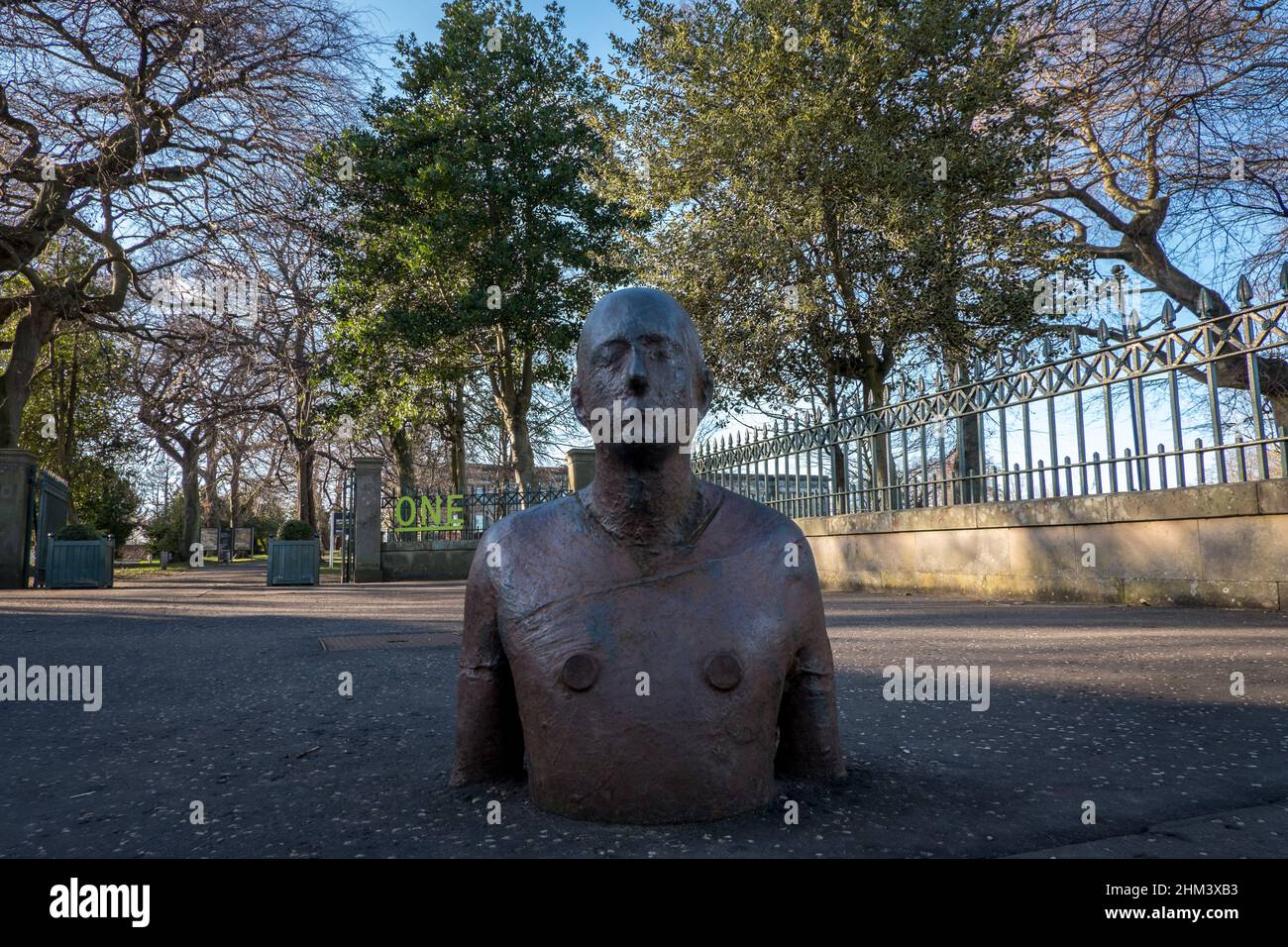 Sculpture à la Scottish Gallery of Modern Art, Édimbourg Banque D'Images