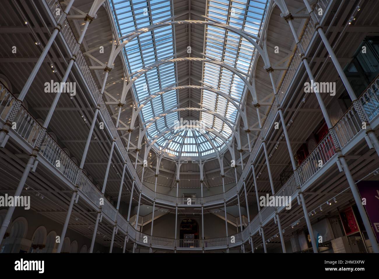 La Grant Gallery au Musée national d'Écosse Banque D'Images