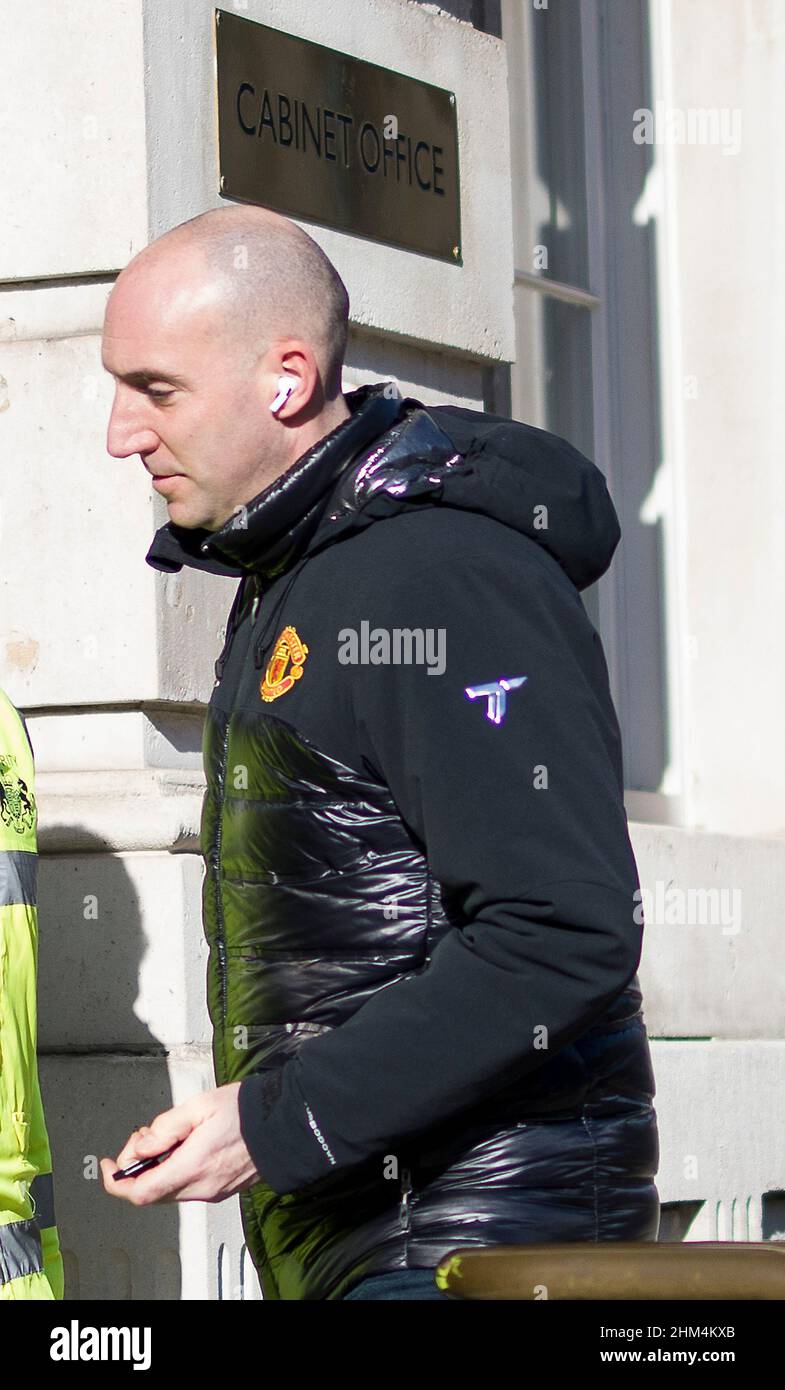 Londres, Royaume-Uni.07th févr. 2022.DAN ROSENFIELD, ancien chef de cabinet de Boris Johnson, arrive au Cabinet Office à Westminster.Le PM Boris Johnson a été accusé d'une série de violations des règles de verrouillage, certains députés demandant sa démission.Crédit photo: Ben Cawthra/Sipa USA **NO UK SALES** crédit: SIPA USA/Alay Live News Banque D'Images