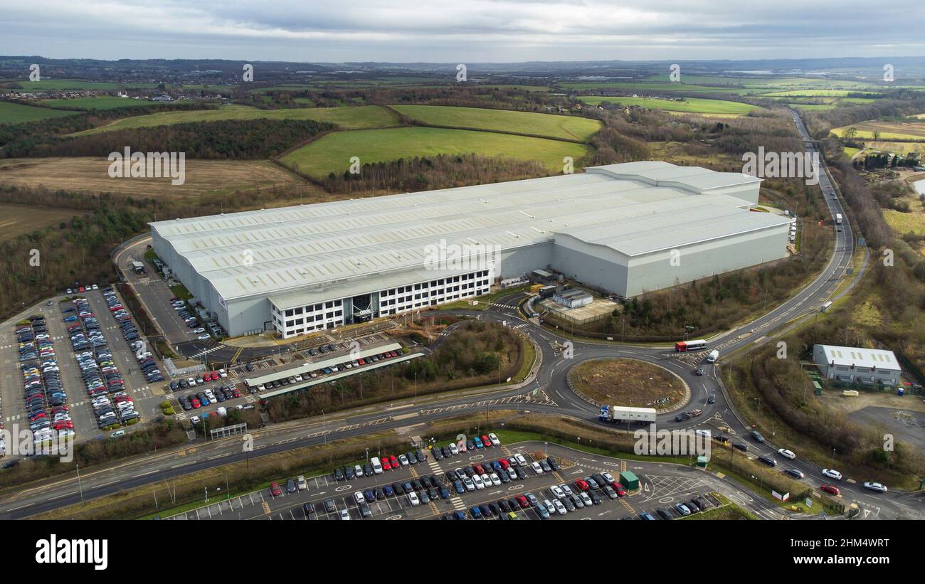ASOS Warehouse, géré par GXO Logistics, près de Grimethorpe, Barnsley ...
