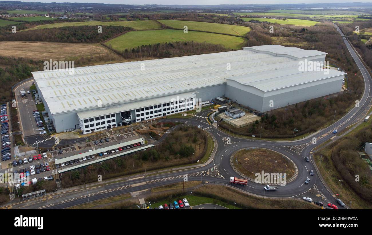 ASOS Warehouse, géré par GXO Logistics, près de Grimethorpe, Barnsley ...