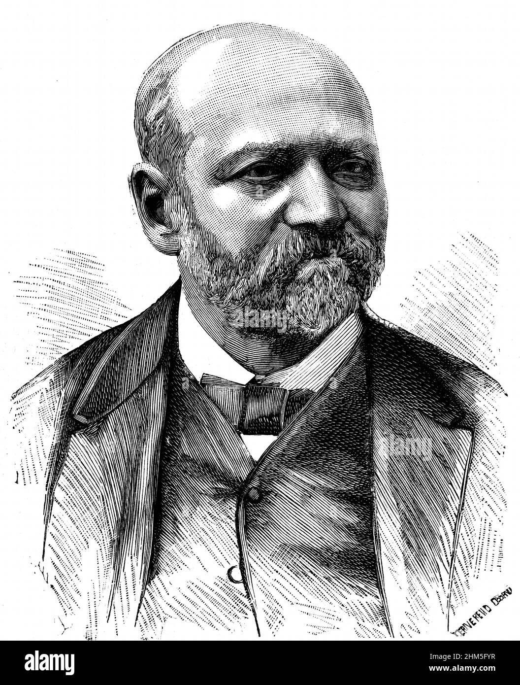 Jean Augustin Barral (1819-1884) chimiste agricole français Banque D'Images
