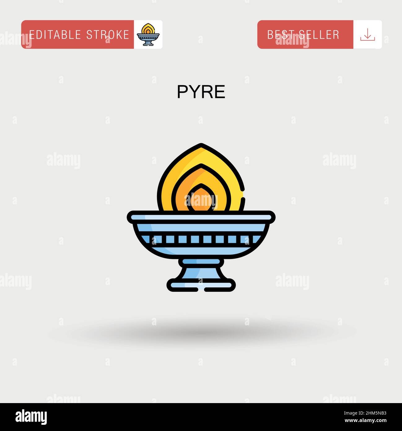 Hindu pyre Banque d'images vectorielles - Alamy