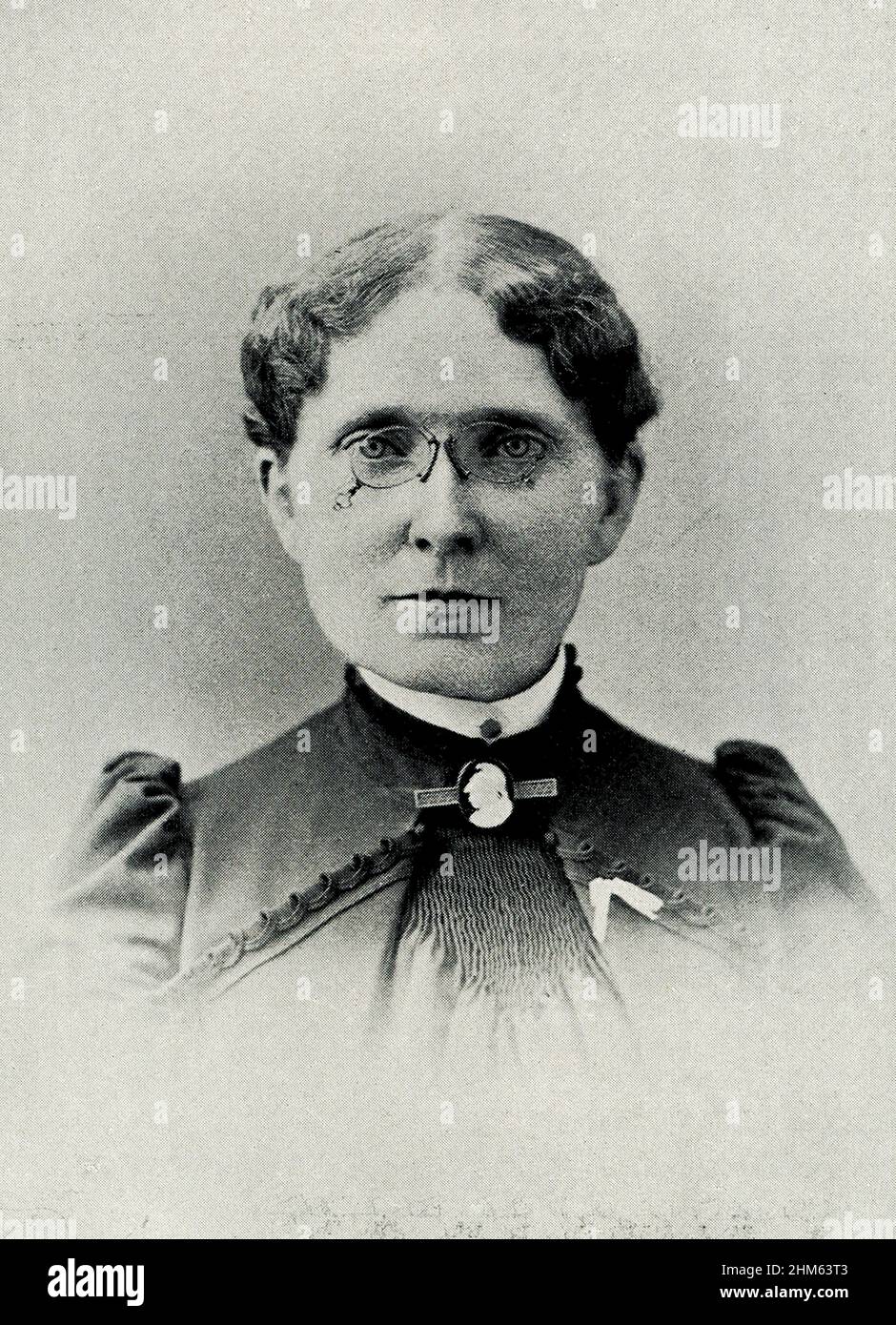 Frances Willard : Frances Elizabeth Caroline Willard (1839–1898) était une éducatrice américaine, une réformatrice de tempérament et une suffragiste féminine.Willard devient la présidente nationale de la WCTU (Woman's Christian Temperance Union) en 1879, et reste présidente jusqu'à sa mort en 1898. Banque D'Images