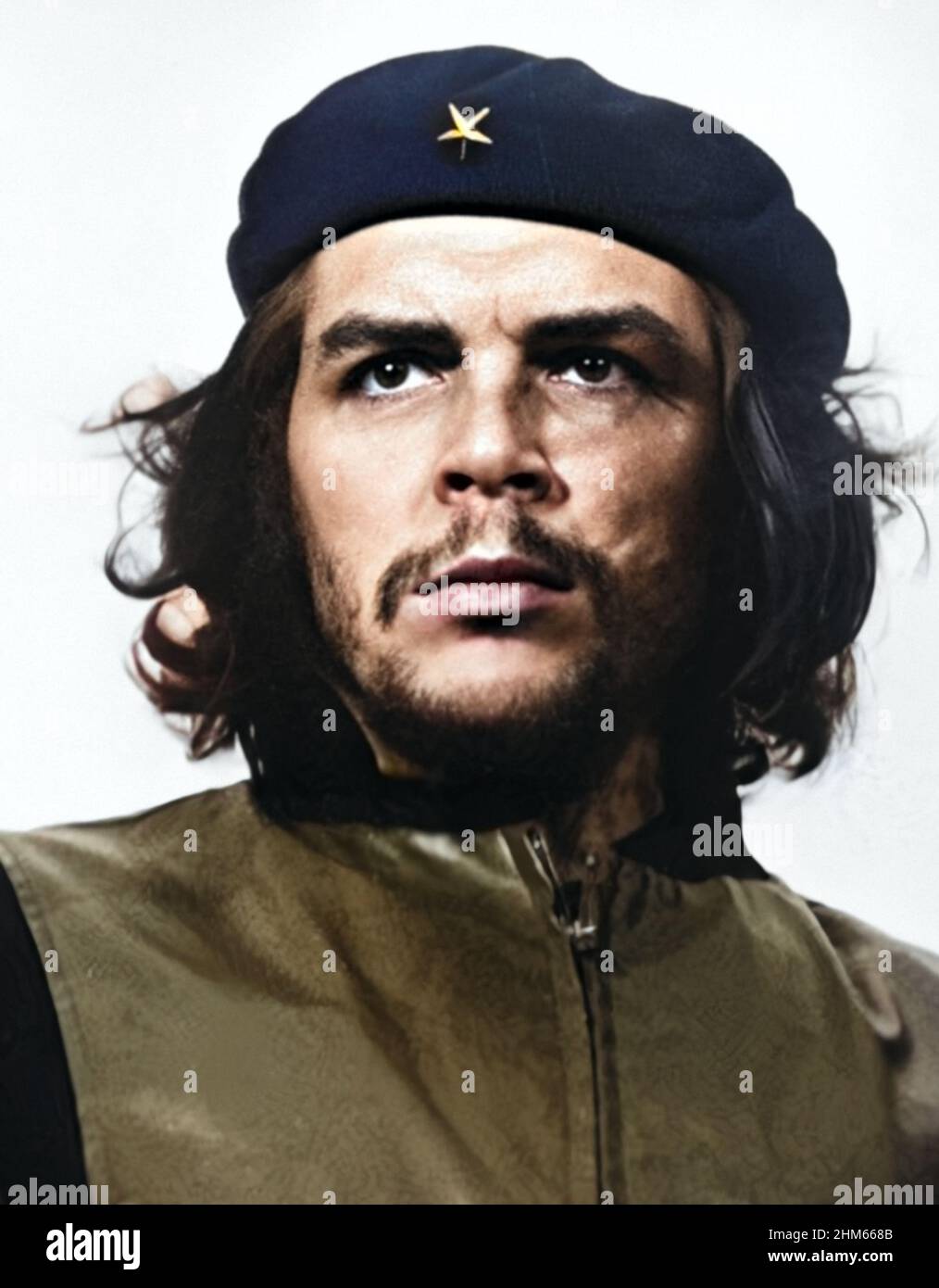 Version popularisée de Guerrillero Heroico - Che Guevara aux funérailles des victimes de l'explosion de la Coubre. 1967. Banque D'Images