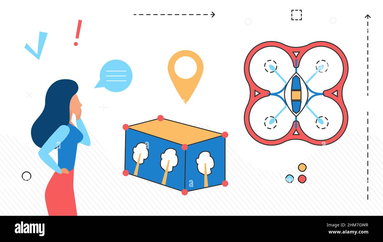 Les dernières technologies de production industrielle innovantes. Produits de solutions techniques améliorés et nouveaux Illustration de Vecteur