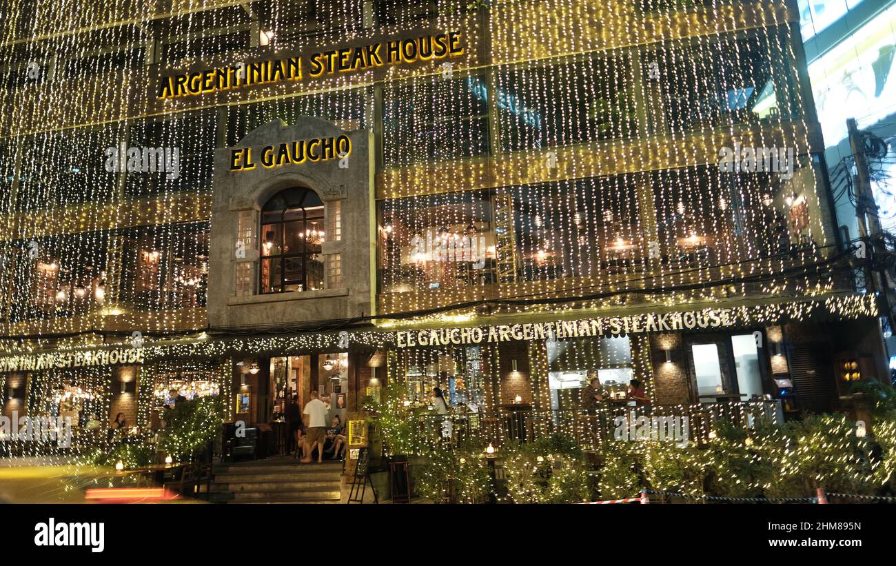El Gaucho Argentin Steakhouse soi Sukhumvit 19 Khlong Toei Nuea Bangkok Thaïlande Banque D'Images