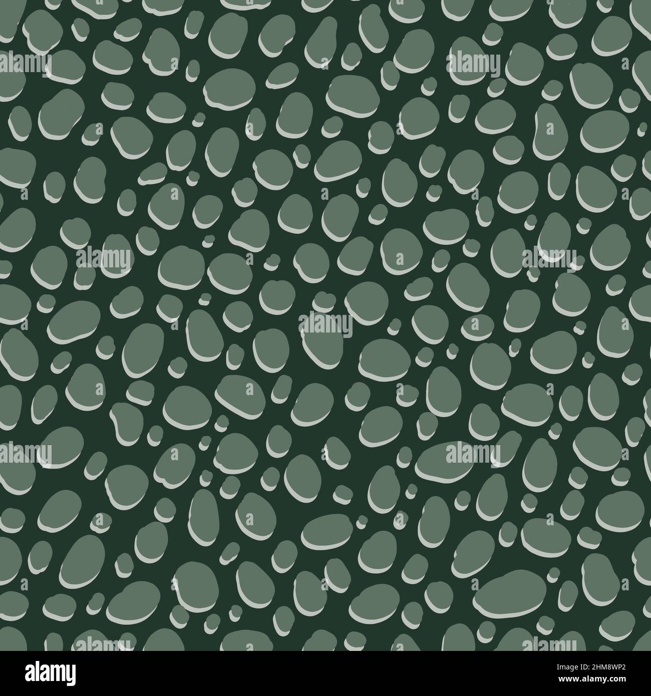 Motif vert abstrait, arrière-plan vert abstrait, motif camouflage sans couture, arrière-plan sans couture, imprimé à pois verts irréguliers Banque D'Images