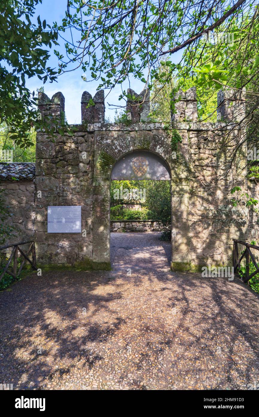 Le Sacro Bosco, bosquet sacré appelé Parc des Monstres, Parco dei Mostri en italien, Latium, Italie, Europe Banque D'Images
