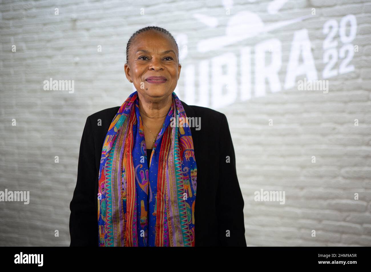 Portrait de christiane taubira Banque de photographies et d’images à