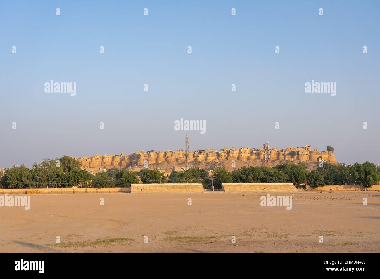 Fort de Jaisalmer au Rajasthan, Inde Banque D'Images